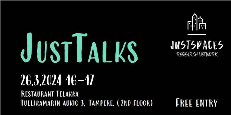 JustTalks event on 26th of March