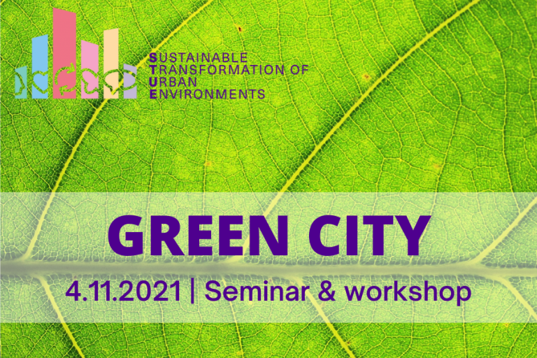 Green city seminar on November 4th.