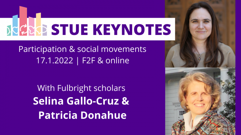 Fulbright scholars Selina Gallo-Cruz and Patricia Donahue
