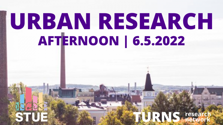 Urban research afternoon on 6.5.2022.