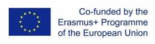 EU logo, Co-funded by the Erasmus + Programme of the European Union.