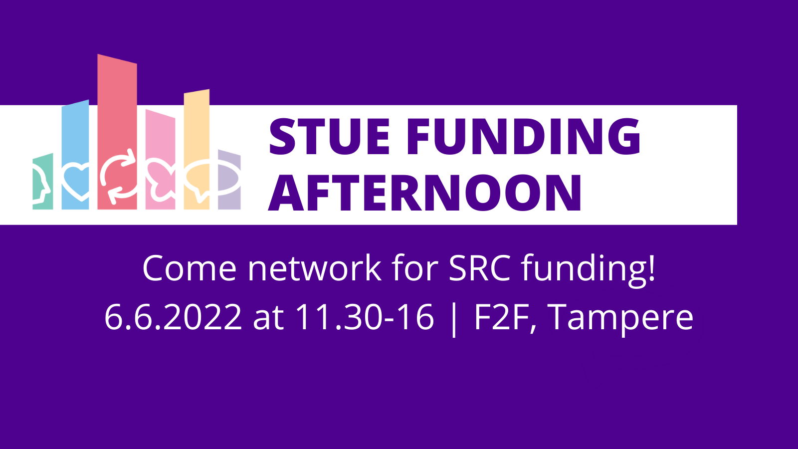 Welcome to STUE funding afternoon!