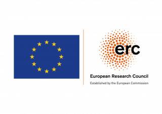 European Union flag and ERC logo