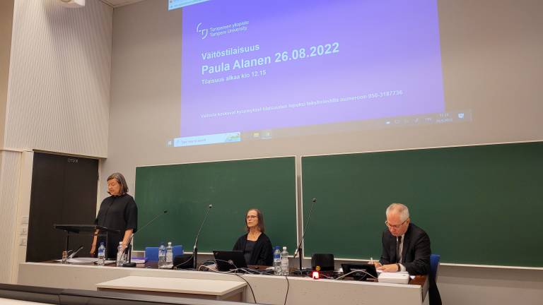 Public defence in Tampere University