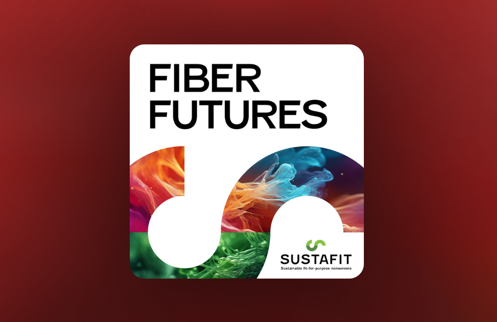 SUSTAFIT logo and text Fiber Futures.