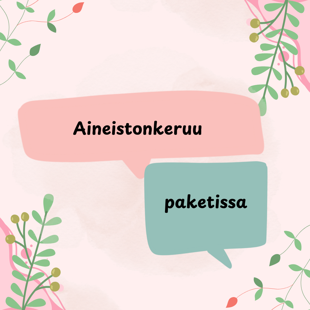 Aineistonkeruu paketissa